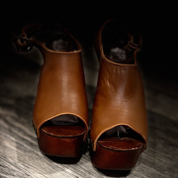 Jeffrey Campbell Snick Leather Studded Vintage Platforms Size 7 - Picture 2 of 10